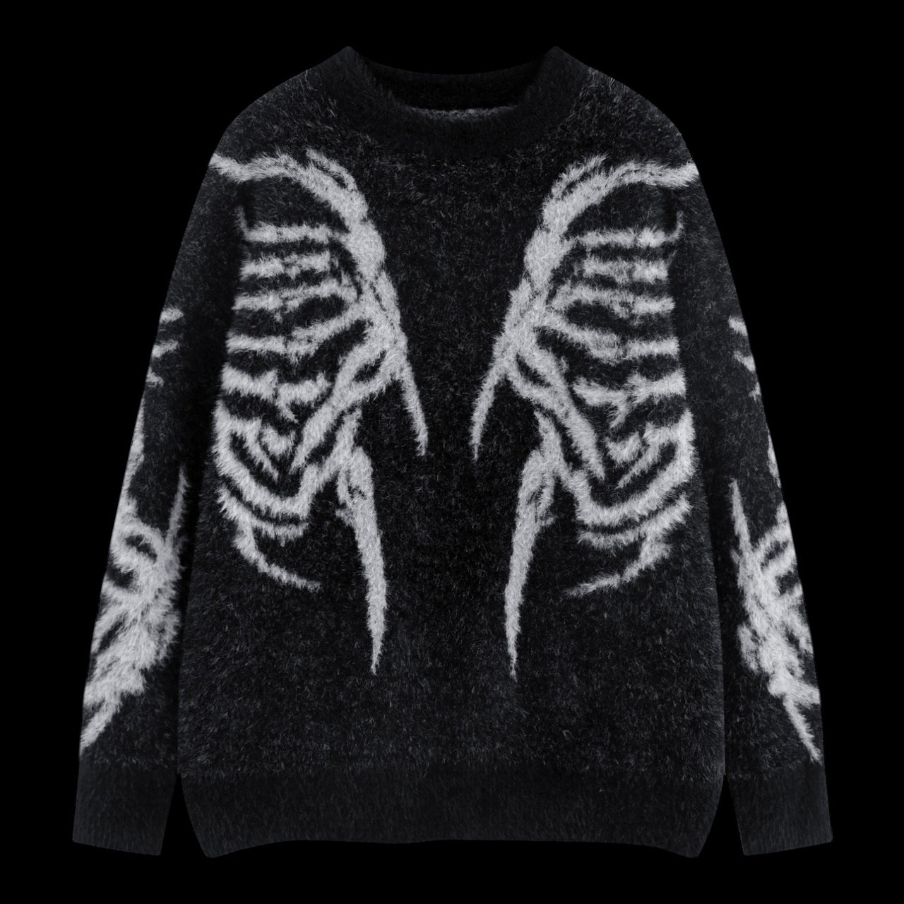 Rib Skull Sweater